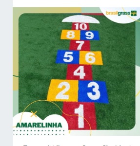 Tapetes Lúdicos em Grama Sintética | Amarelinha, Caracol e Mais